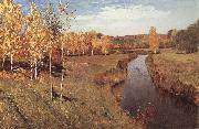 Levitan, Isaak Golden autumn Spain oil painting artist